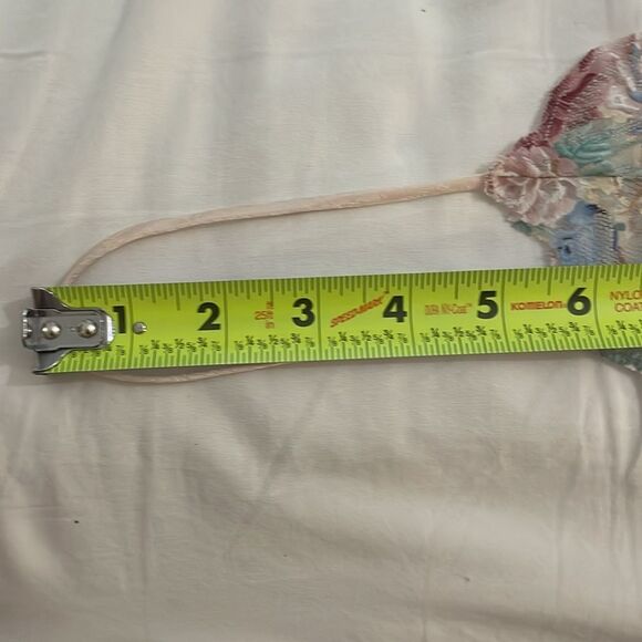 Wendy Ann Vintage 90s Floral Satin Nightie Chemise Womens Size Medium USA - Picture 10 of 11